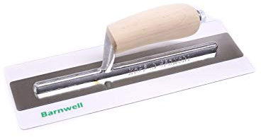 Barnwell ClearFlex Plastic Finishing Plastering Trowel with Wooden Handle (16)