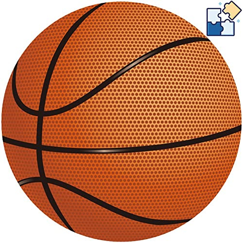 Casiler 1000 Pcs 3D Runde Puzzle Basketball Fußballmuster Rätsel Lustiges Intellektives Spiel Für Kinder Erwachsene