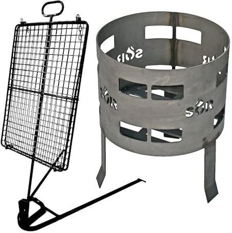 Kit Premium Parrilla de hierro argentino asado brasero parrilla + parrilla argentina pesada/parrilla estaca asado asador //