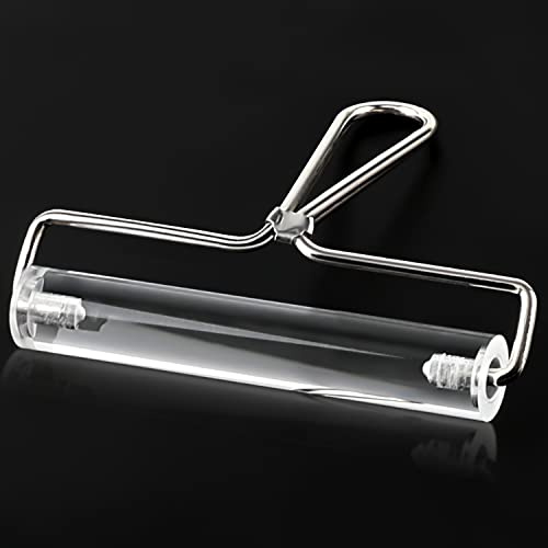 Acrylic Roller, Ideal for Anti Skid Tape Construction Tools, Clay Rolling Pin and Stamping Tools (Clear, 15CM)