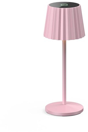 Lindby Lámpara de mesa LED regulable inalámbrica con sensor táctil, lámpara de mesa portátil recargable para interior y exterior, IP54, lámpara de jardín