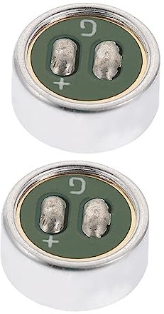 Toyvian 2 Stücke Omnidirektionale Kondensator Mikrofonkern mit Rauschunterdrückung für Aufnahmen Zubehör für Konferenzsysteme Interviews und Kameras