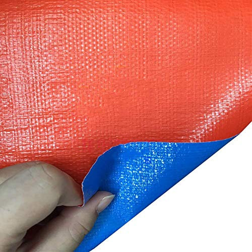 Große, strapazierfähige Plane, rechteckig, UV-Schutz, Sonnenschutz für Partys, strapazierfähige, wasserdichte Plane für Poolabdeckungen mit Ösen, 160 g/m², wasserdichte, strapazier