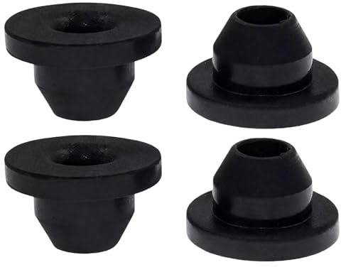 4PCS Windshield Washer Wiper Pump Spray Motor Rubber Grommet Seal Cap 443955465 Compatible with VW Golf Compatible with VW Polo Compatible with VW Bus T3 T4 T5 Car Accessories