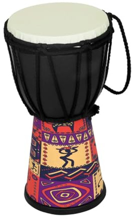 GALPADA Afrikanische Kinder Djembe Handtrommel 4 Zoll Leichte Anfänger Trommel Aus Sicherem Material Tragbar Für Musik Und Tanz