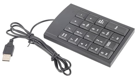 Tastiera Numerica USB, Tastiera Portatile Slim Wired Pad, Numerica per Computer Desktop per Laptop PC