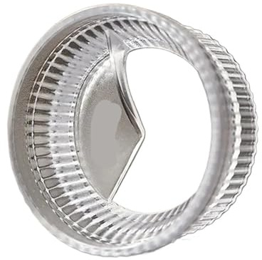 Dosing Ring Coffee Tamper For Moka Pot Rotary Powder Distributor Leveler For 3/6 Cups Espresso Tools(Large)