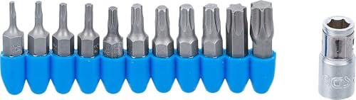 BGS 784 | Jeu d’embouts | 6,3 mm (1/4) | profil T (pour Torx) | 11 pièces