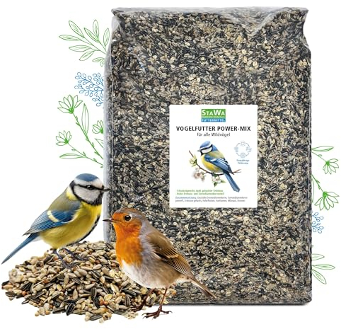 StaWa Power-Mix Streufutter für Wildvögel, ohne Weizen, Vogelfutter, 5 kg