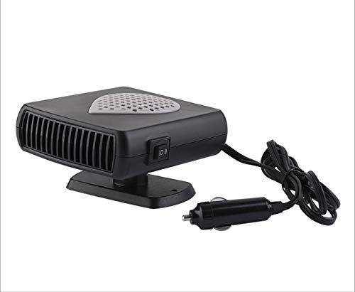 Baceyong Ventilateur de chauffage 2 en 1 pour voiture - Chauffage rapide portable - 12 V/24 V