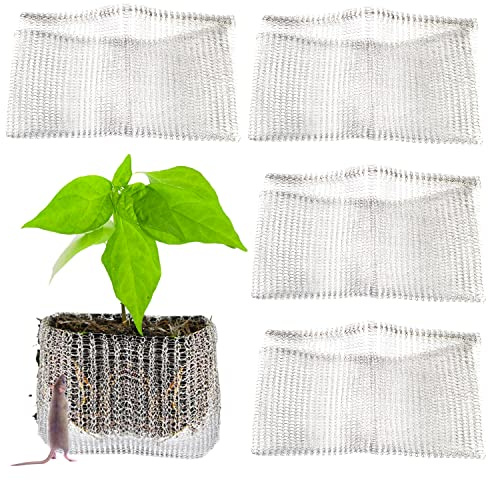 Wühlmauskorb Wurzelschutz Edelstahl Drahtkorb Wühlmaus Körbe Pflanzenwurzelschutz Korb Wühlmausschutz Pflanzennetzbeutel für Gemüse Obstbaum Blumen Pflanzen Gegen Mäuse Wurzelverbiss