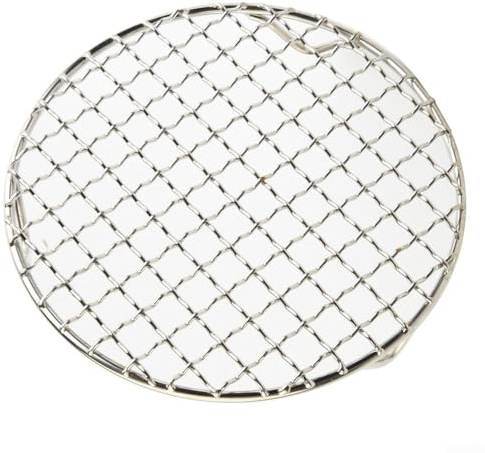 Rundes Kühlgitter, Edelstahl-Runddraht-Ofengestell, Back-Grillrost, rostfrei und glatte Kanten, geeignet für Backofen-Grillplatte (30,5 cm)