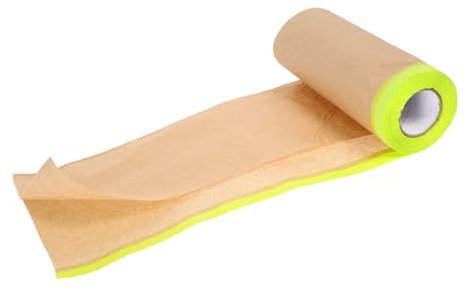 DOITOOL Pellicola di Mascheratura Adesiva per Pittura Singolo per Copertura di Mobili Tappeti e Pavimenti Durante Lavori di Verniciatura