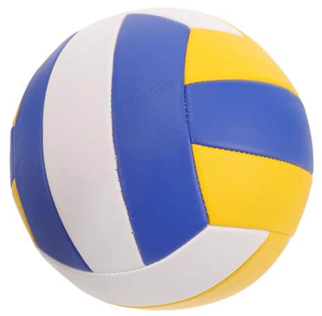 GAROZATION Volleyball Für Training Und Wettkampf Weicher Indoor Outdoor Volleyball Langlebig Mit Dicke Für Schule Und Freizeit Leuchtende Farben Hervorragende Kontrolle Und Stabilität