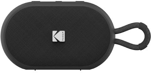 KODAK PWS-2284 Altoparlante Bluetooth 6W RMS, IPX7, TWS Stereo, 10-12h, Vivavoce, USB-C, Nero
