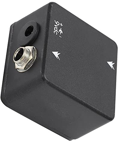 UPALDHOU Guitar Effect Pedal, Metal Pure Buffer Effect Pedal with 1 4in Jack, Reduces Cable Capacitance Loss, Mini Portable Design, DC 9V for Guitar Amplifier Players