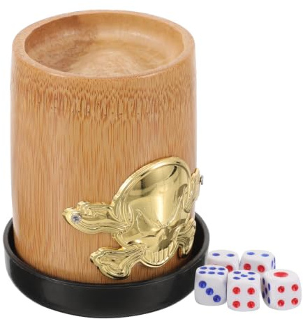 Alasum Gobelet à Dés en Plastique Style Simple avec Grosse Capacité pour Jeux de Société la Maison, Accessoire de Jeu pour Rangement et Divertissement