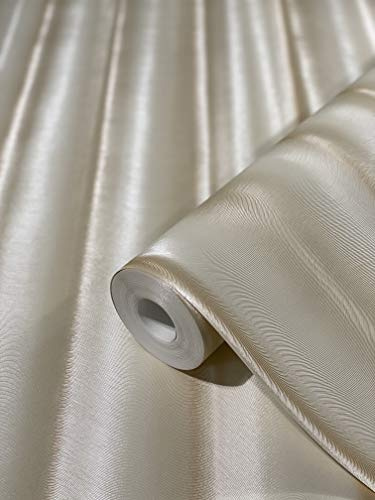 marburg Tapete Beige Streifen Linien Klassisch Kollektion Glööckler Imperial Schlafzimmer Wohnzimmer oder Küche Made in Germany 10,05m X 0,70m 52529 BEKANNT AUS DEM TV!