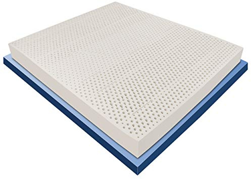 Baldiflex – Colchón de látex natural, funda extraíble, antiácaros, transpirable, almohada viscoelástica incluida, altura 20 cm
