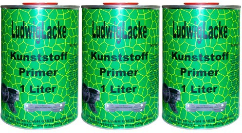 LudwigLacke 3 Liter Kunststoffprimer Haftvermittler für Kunstoffe am Auto