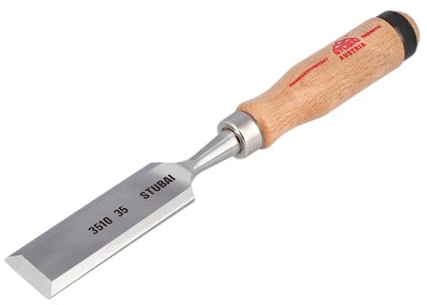 Stubai 351035 - Formón de carpintero (haya roja, 35 mm)
