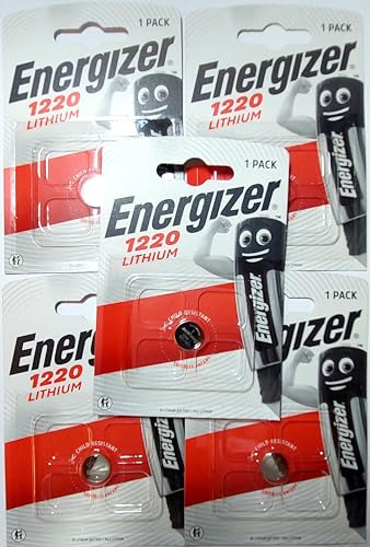 Lot DE 5 Piles ENERGIZER CR1220 Lithium 3V