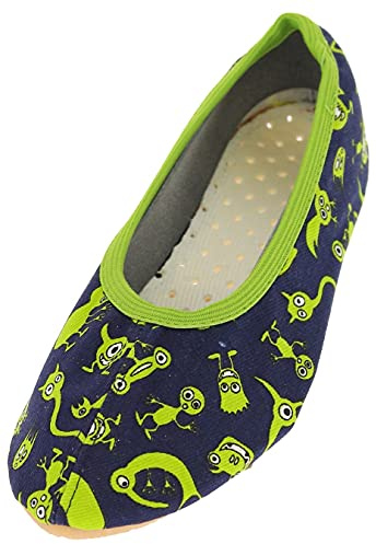 Beck Jungen Monster Gymnastikschuhe, Blau, 31 EU