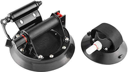 ZUOS Bike Rack for Car Roof, Vacuum Suction Cup Bicycle Carrier Aluminium Alloy Roof Rack, with 5 Adapters for Most Bikes, 9x100mm/12x100mm/15x100mm/15x110mm/20x100mm/20x110mm