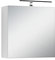 byLIVING Spiegelschrank Spree/Badezimmerschrank mit Spiegel 60 cm breit/matt weiß/Spiegeltür mit Soft-Close/Hängeschrank/LED-Beleuchtung, Stecker- u. Schalterdose/B 60, H 60, T 20 cm