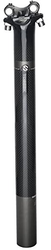 Carbon Sattelstütze Rennrad, Vollcarbon Fahrrad Sattelstütze, 27.2/30.8/31.6 x 350mm/400mm Fahrrad Sattelrohr Verstellbare Fahrradsattelstützen Geeignet für Fahrrad Mountainbike MTB,Gloss,30.8*350mm