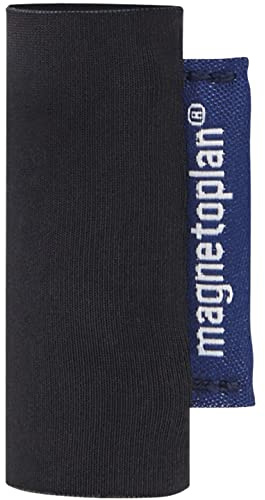 magnetoplan magnetoSleeves, 4 Stk. | Magnetische Halterung für Whiteboardmarker | Stiftehalter für Whiteboard Aufbewahrung | Elastische Sleeves mit Neodym-Magnet für Stifte Ø 1,5–1,8 cm