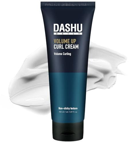 DASHU Tägliche Volumen Lockencreme, Lockendefinierende Creme, Volumen, Textur, Anti Frizz Stylingcreme (150 Ml)