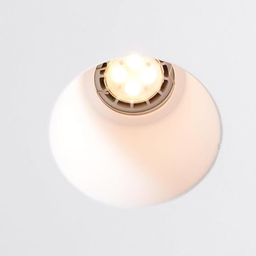 LEDKIA Aro Downlight Integración Escayola/Pladur para Bombilla LED GU10 / G | CasquilloGU10,GU5.3