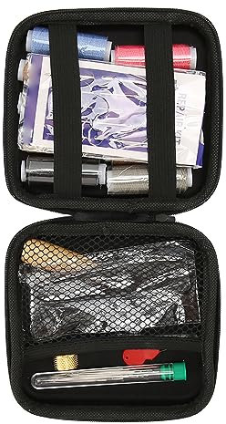 Kit D'outils de Travail du Cuir Prime, Ensemble de 50 Pièces, Tondeuses et Ciseaux D'intérieur Ultra Tranchants pour Couper les Accessoires de Tapisserie de Bûches de Bois de