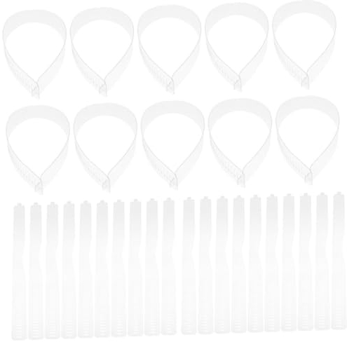 WOFASHPURET Hemdkragenstreifen 80 Stück Kragenbefestigungsstreifen Aus Kunststoff Kragenbefestigungswerkzeuge Kragenstäbchen Für Hemden