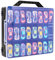 ZUIKAKU Double Sided Toy Storage Case for 48 Hot Wheels, Matchbox Cars, Mini Toys, Small Dolls - Portable Transparent Case with 48 Compartments (Black)