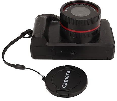 Digital Camera, FHD Digital Point and Shoot Camera with 2.4in Display, 16X Zoom, Multi Axis Anti Shake, AF Micro SLR Digital Camera for Photography