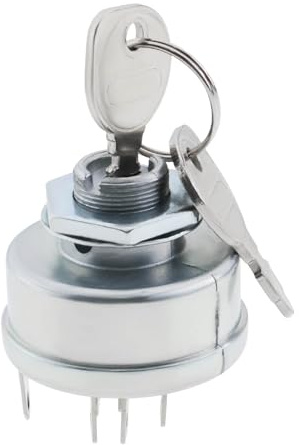 1 Interrupteur 6 Broches 2 Clés Compatible avecBriggs & Stratton, Hayter Heritage OE 92377 092377MA MU092377 MU092377MA