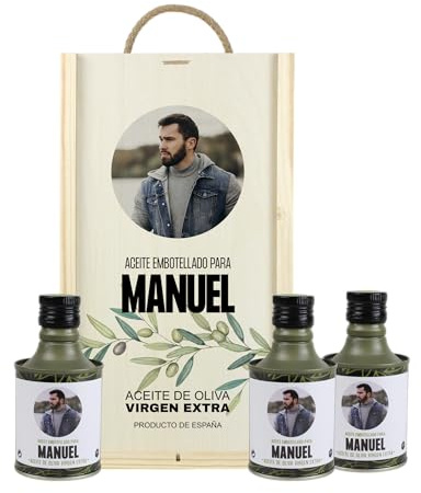 Estuche Regalo Personalizado Aceite de Oliva Virgen Extra Gourmet