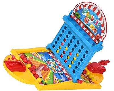 MUSISALY Jeu De Flipper Bureau Mini-Basket Quatre D'affilée en Matériaux sans Substance Nocive Jeu De Société pour Garçon Et Filles Et Adultes Amusements De Maison en Famille