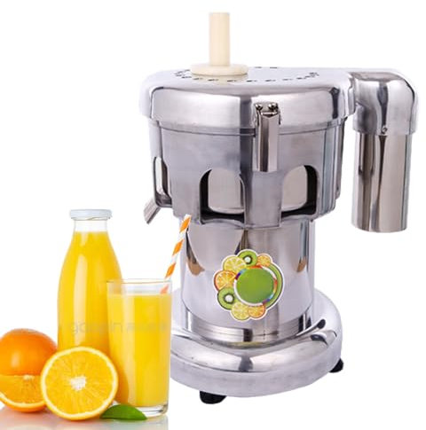 550 W Cold Press Juicer, Juice Extraction Machine för färsk frukt och grönsaker. Centrifugaljuicer i rostfritt stål med automatisk slagguttag (A)