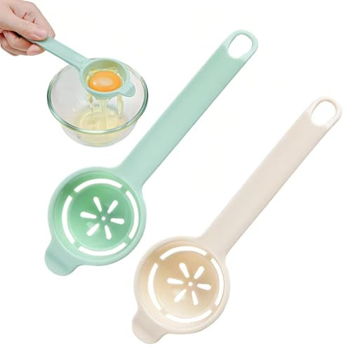 Egg Separator, Egg Separator, Egg Separator, Egg Yolk Separator, Egg Separator, Egg Separator, Egg Separator, Egg Separator, Egg Separator for Making Cakes, Muffins, Pack of 2