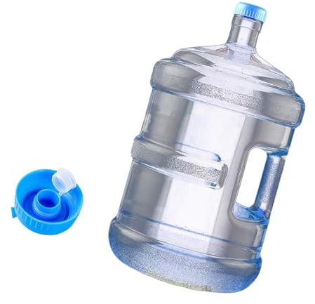 Oshhni Trinkflasche 15 L Wasserspender Flasche tragbarer Eimer mit Griff, BPA-frei, Dicke Kunststoff-Wasserflasche Wiederverwendbare Wasserkanister für Outdoor-Camping, Picknick, Fitnessstudio
