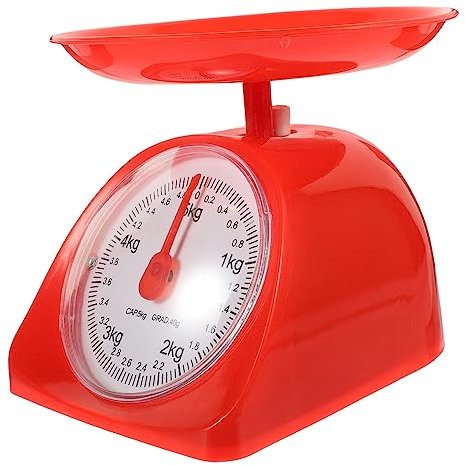 VINTORKY Bilancia Digitale Da Cucina Professionale 5kg Piattaforma Antiscivolo, Display Retroilluminato, Compatta e Multifunzione Per Pesatura Alimenti e Cottura Al Forno