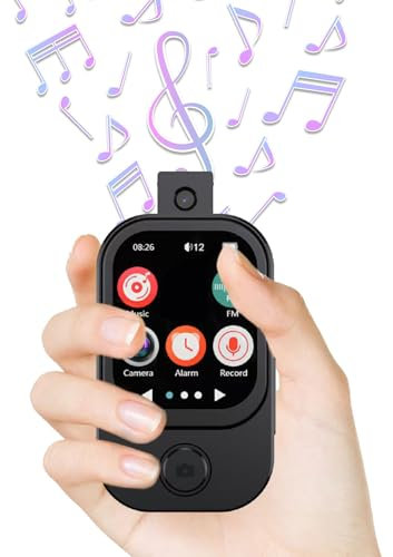 Lettore MP3 con, WiFi, Fotocamera, Altoparlante HIFI, 2.01 in un Lettore di Musica Touch Screen Video HD 720p con Libro E, Sveglia, Clock di Stop, Durata della (128 g di piccoli