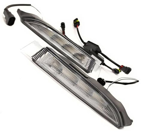 Spiegelkontrollleuchte Tagfahrlicht Nebelscheinwerfer Blinkerbirne Auto Frontstoßstange Lüftungsöffnung Tageslampe Für VW Für Golf 6 Für MK6 R20 2009-2013