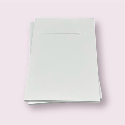 Etiketten und Druck.de 20er Set Privat-Rezepte für Ärzte I DIN A6 hochformat I 50 Blatt Rezept-Block blanko neutral zum Abreißen (20er Set á 50 Blatt)