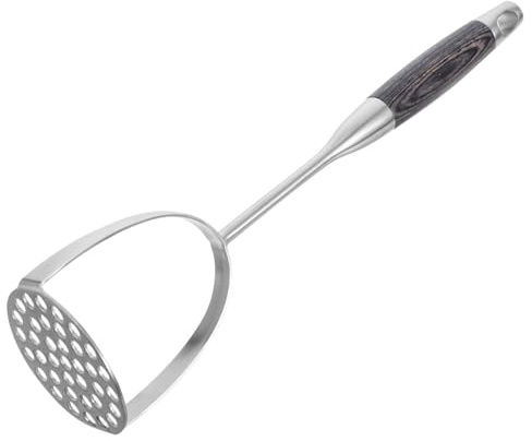 Mikinona Schiacciapatate Acciaio Inossidabile per Purè Design e Multifunzionale per e Verdure Utensile Manuale Robusto e Facile da per Cucina
