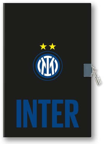 Seven Diario Segreto INTER con lucchetto, Confezione regalo inclusa, Bambino, Ragazzo, Calcio, Prodotto ufficiale, Idea regalo