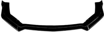 Spoiler Protection Avant Kit de carrosserie en PP pour Pare-Choc Avant Ford Mustang 2018-2023(Glossy Black)